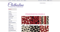 Desktop Screenshot of clotheslinequiltsandhandiwork.com