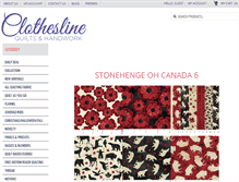 Tablet Screenshot of clotheslinequiltsandhandiwork.com